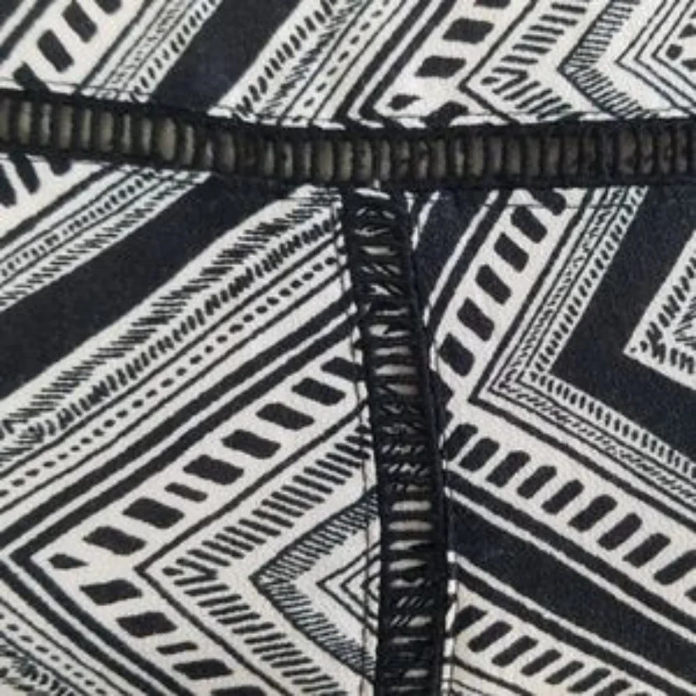 NWOT Xhilaration black/tan hankerchief dress - Picture 7 of 8